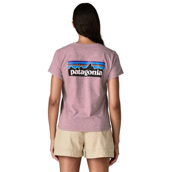 PATAGONIA - W P-6 Logo Reponsibili-Tee - Quiet Violet - Afbeelding 2