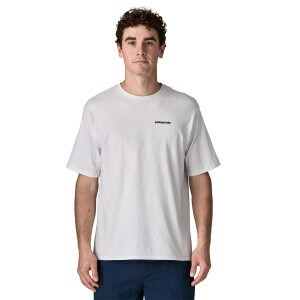 PATAGONIA Men's P-6 Logo Responsibili-Tee - White