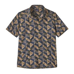 PATAGONIA Men's Go-To Shirt -  Jaguar Geo: Dolomite Blue