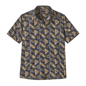 PATAGONIA Men's Go-To Shirt -  Jaguar Geo: Dolomite Blue