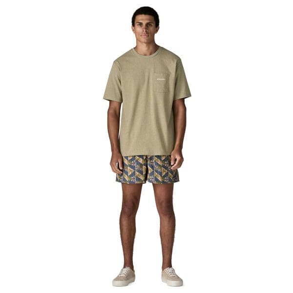 PATAGONIA Men's Baggies Shorts - Jaguar Geo: Dolomite Blue - Afbeelding 4