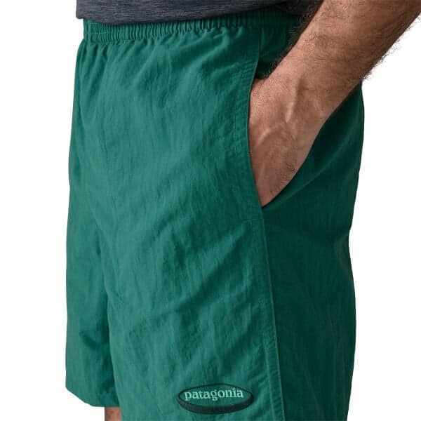 PATAGONIA Men's Baggies Shorts -  '95 Oval Logo: Gem Green - Afbeelding 5