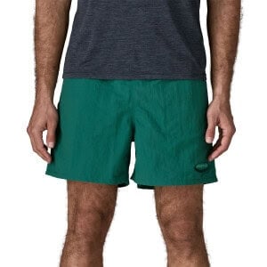 PATAGONIA Men's Baggies Shorts -  '95 Oval Logo: Gem Green