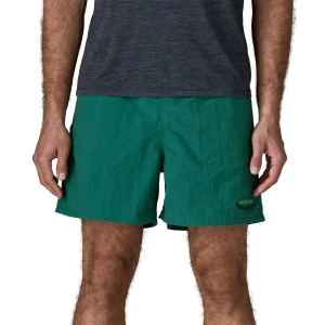 PATAGONIA Men's Baggies Shorts -  '95 Oval Logo: Gem Green