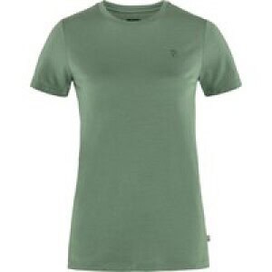 Fjallraven - Abisko Shirt Wool Ss Dames - Green