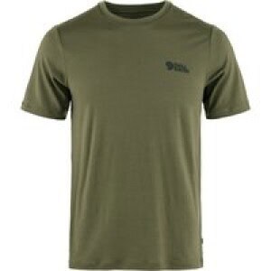 FJALLRAVEN - Abisko Wool logo SS Men - Green