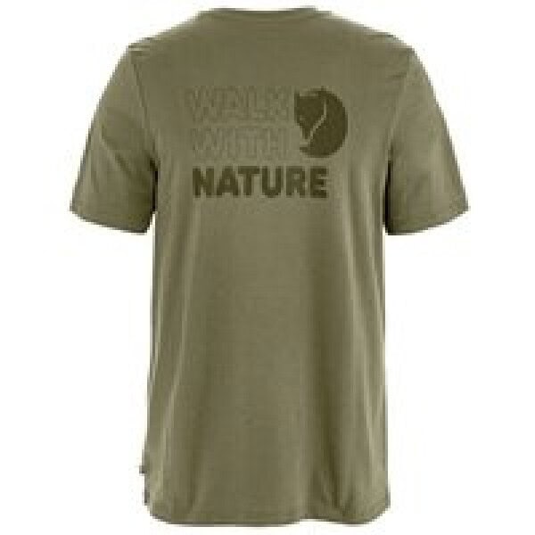 Fjällräven - Walk With Nature T-shirt Met Korte Mouwen - Groen - Man - Afbeelding 2