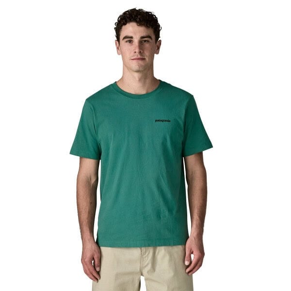PATAGONIA M's P-6 Logo T-Shirt - undied naturel - Afbeelding 3
