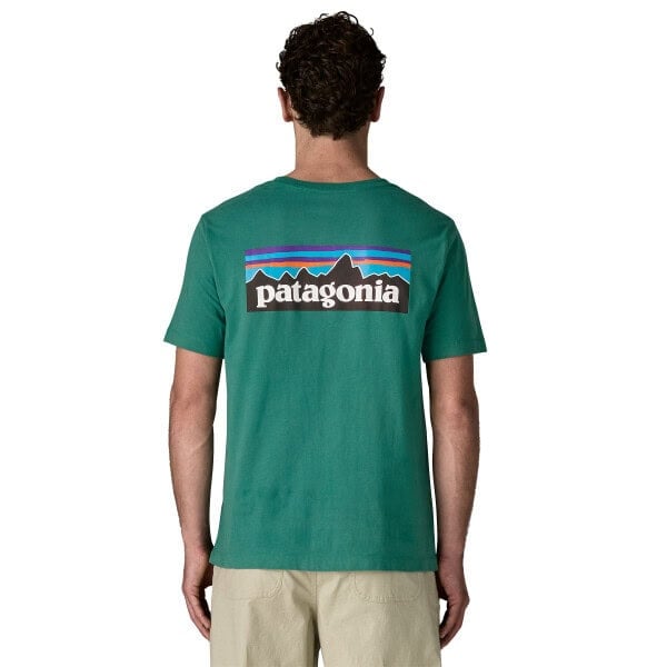 PATAGONIA M's P-6 Logo T-Shirt - undied naturel - Afbeelding 2