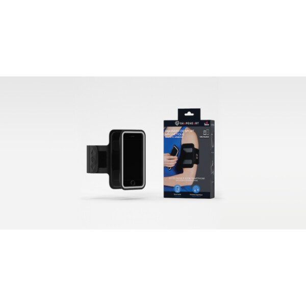 Shapeheart - Magnetische sportarmband - Telefoonhoes hardlopen - Zwart - XL - Afbeelding 2