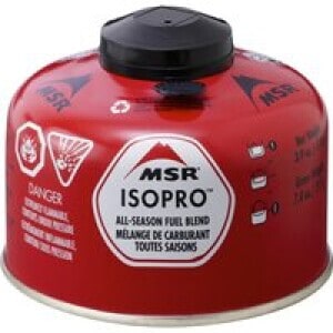 MSR - 113g IsoPro Canister Gasfles - Rood
